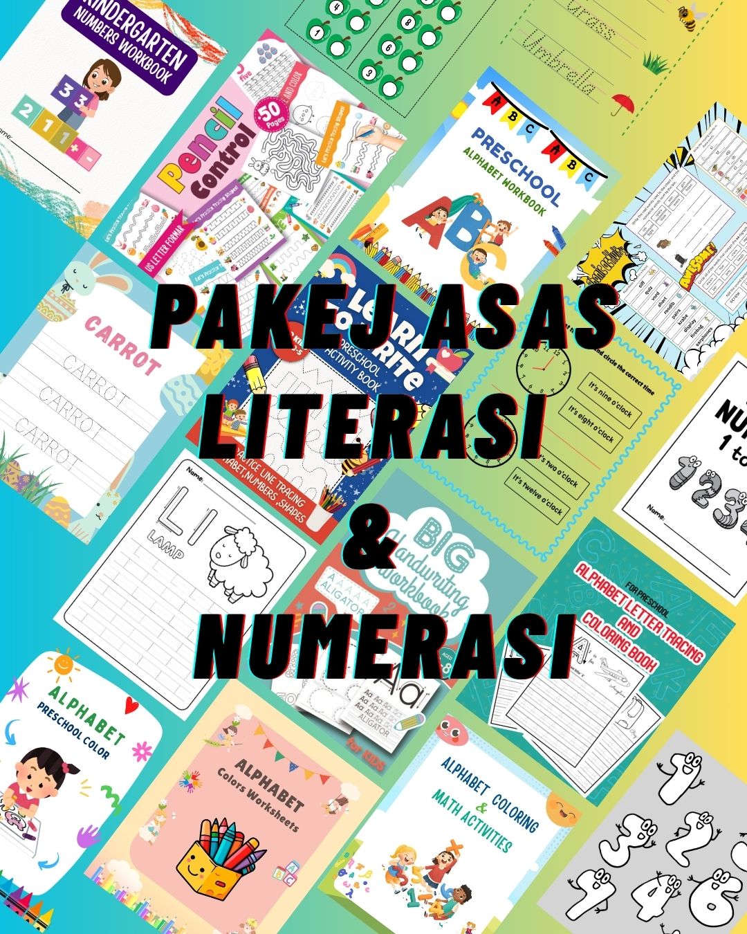 [Gambar Pakej Asas Literasi & Numerasi]